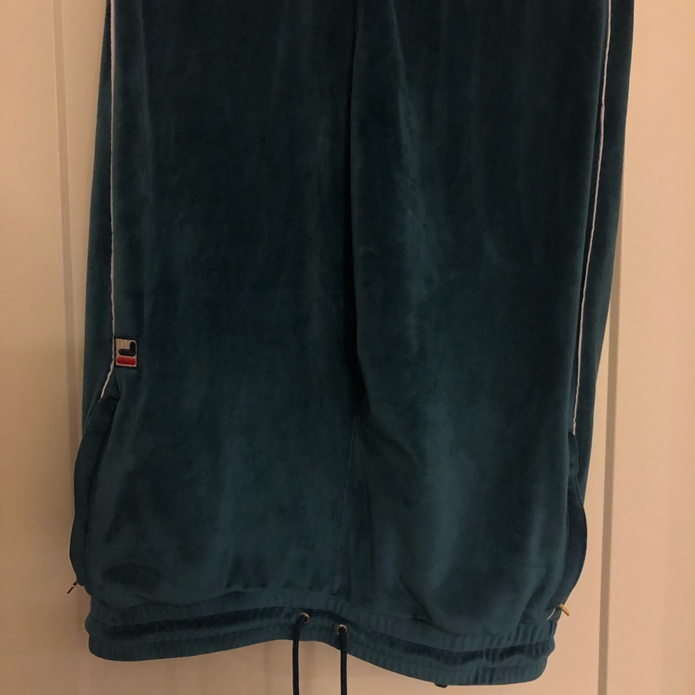 Fila velour track pants